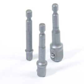 Dop adapter set 1/4, 3/8, 1/2