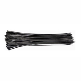 Kabelbinders (tie wraps), 3.6 x 370 mm, 100 stuks, zwart